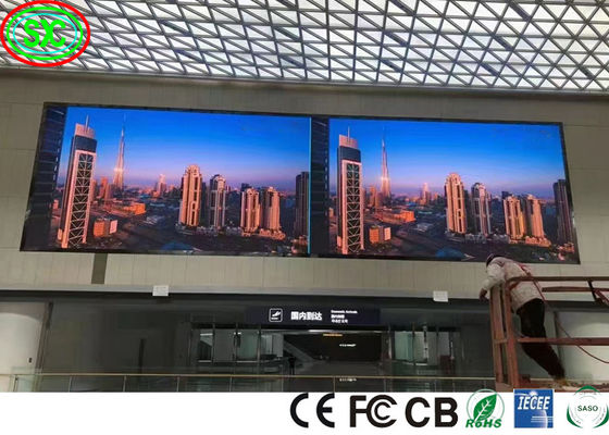 سعر جيد شاشة HD كاملة الألوان داخلية P2 P2.5 P3 P4 عالية الدقة التثبيت الثابت LED الفيديو لوحات الحائط LED المسرح خلفية الشاشة الانترنت