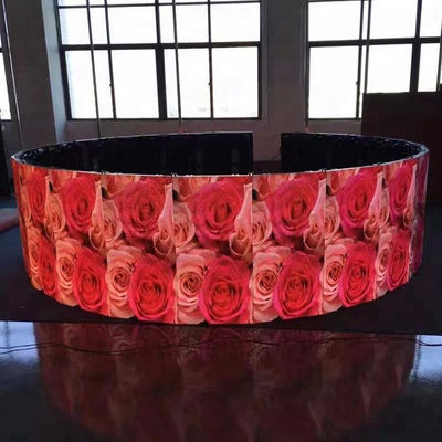 كامل اللون 360 درجة أسطوانة LED العرض الخارجي 3.91mm Pitch