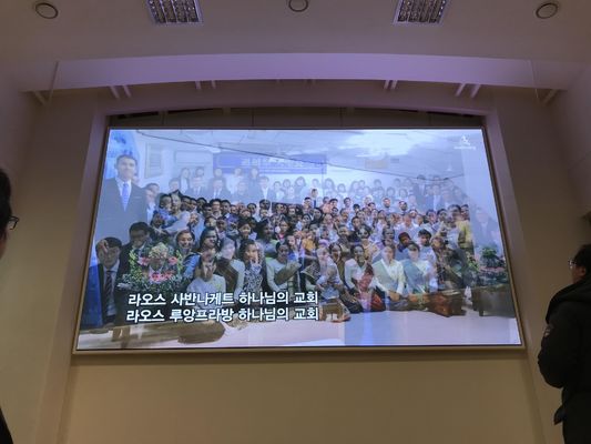 كامل اللون 512x512 وحدات Led شاشة P4 Led داخلي شاشة ليد فيديو في الهواء الطلق RGB مخصصة CE ROHS FCC 256 * 128