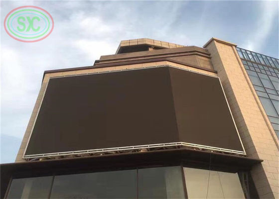 سعر جيد لوحة إعلانية خارجية ملونة كاملة P 6 LED لوحة فولاذية بسيطة مثبتة على الحائط الانترنت