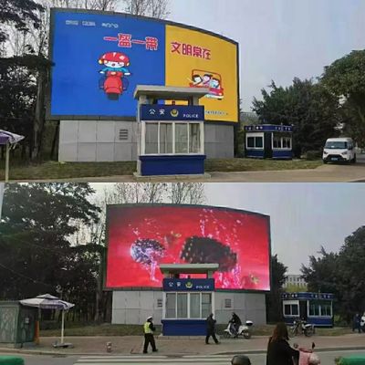 سعر جيد شاشة فيديو LED منحنية عالية الوضوح 500x500mm P3.91 P4.81 لوحة شاشة LED مرنة للأماكن المغلقة في الهواء الطلق الانترنت