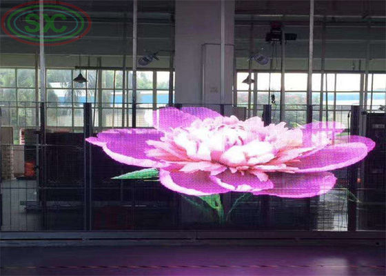 سعر جيد مقاوم للماء IP43 وطريقة القيادة الشفافة LED العرض الرقمي للاتصال الفعال الانترنت