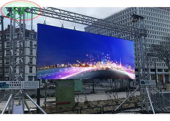 سعر جيد شاشة LED خارجية P 4 شاشة LED مع تروس وهيكل مسرحي للحفل الموسيقي الانترنت