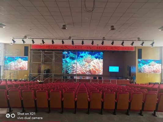 سعر جيد داخلي P4.81 تحديث عالٍ كامل اللون SMD LED تلفزيون إعلان فيديو حائط 500 * 500 مم 500 * 1000 مم تأجير خزانات شاشة ليد الانترنت