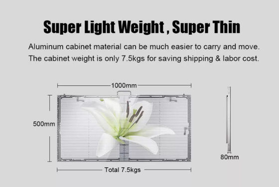 سعر جيد شاشة LED شفافة فيديو P7.8-7.8 للخارج ، 4500Cd سطوع 4G ، WI-FI شاشة LED خارجية الانترنت