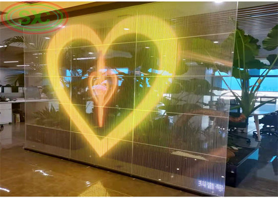 سعر جيد مقاوم للماء IP43 وشاشة LED شفافة مع 1000 ساعة في المتوسط دون فشل الانترنت