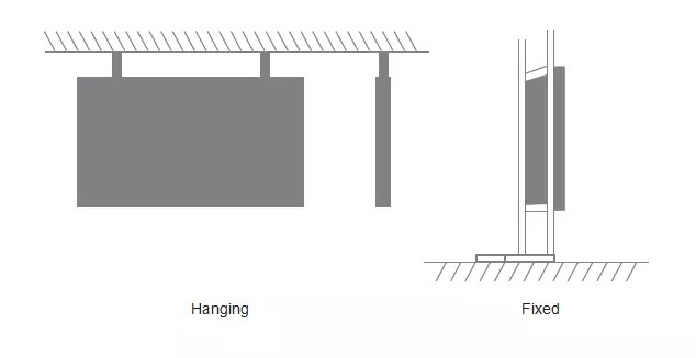 FCC 5500nits شاشة LED داخلية للإعلان P3.91 P4.81 10