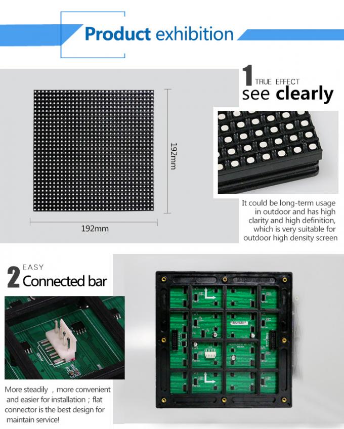 SMD P6 الإعلان الخارجي لوحة العرض 4