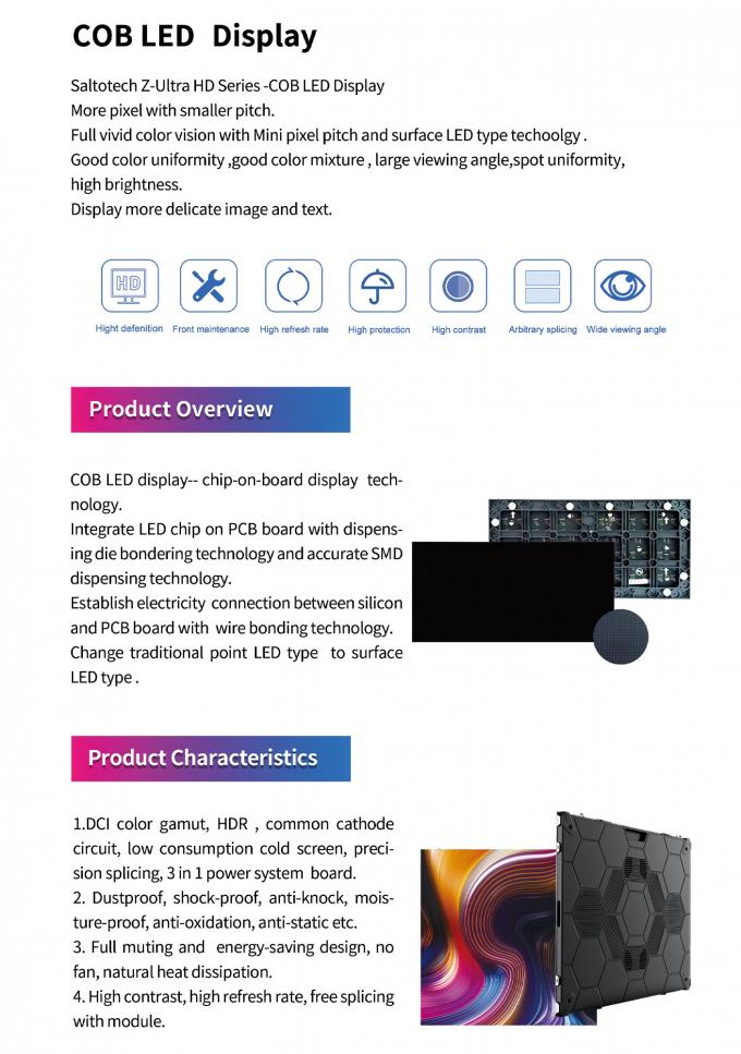 نظام التحكم في نوفا ستار 600*337.5ملم ألومنيوم مصبوب بالصقيع شاشة LED صغيرة المسافة للإعلانات P0.9 P1.25 P1.56 16 9 1