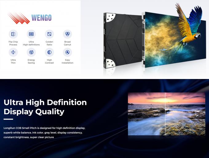 نظام التحكم في نوفا ستار 600*337.5ملم ألومنيوم مصبوب بالصقيع شاشة LED صغيرة المسافة للإعلانات P0.9 P1.25 P1.56 16 9 2