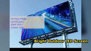 شاشة LED خارجية 0 مم P0 ضمان سنة
