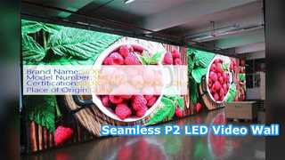 شاشة LED P2 حائط فيديو سلس فائق التحديث